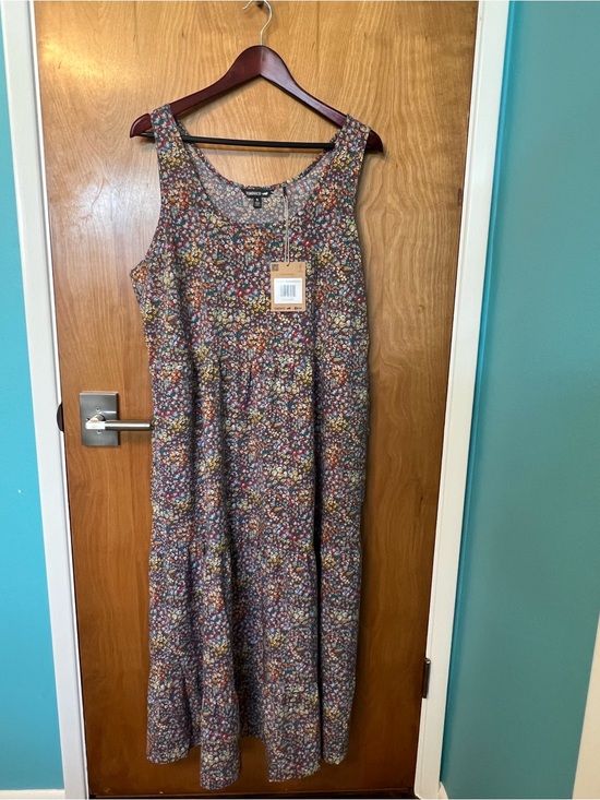Toad&Co Dresses & Skirts - Toad&Co Sunkissed Sunsana Midi Dress in Pacific Blue size XL New with tags!